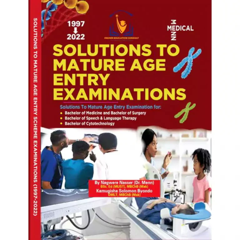 Solutions To Mature Age Entry Examinations